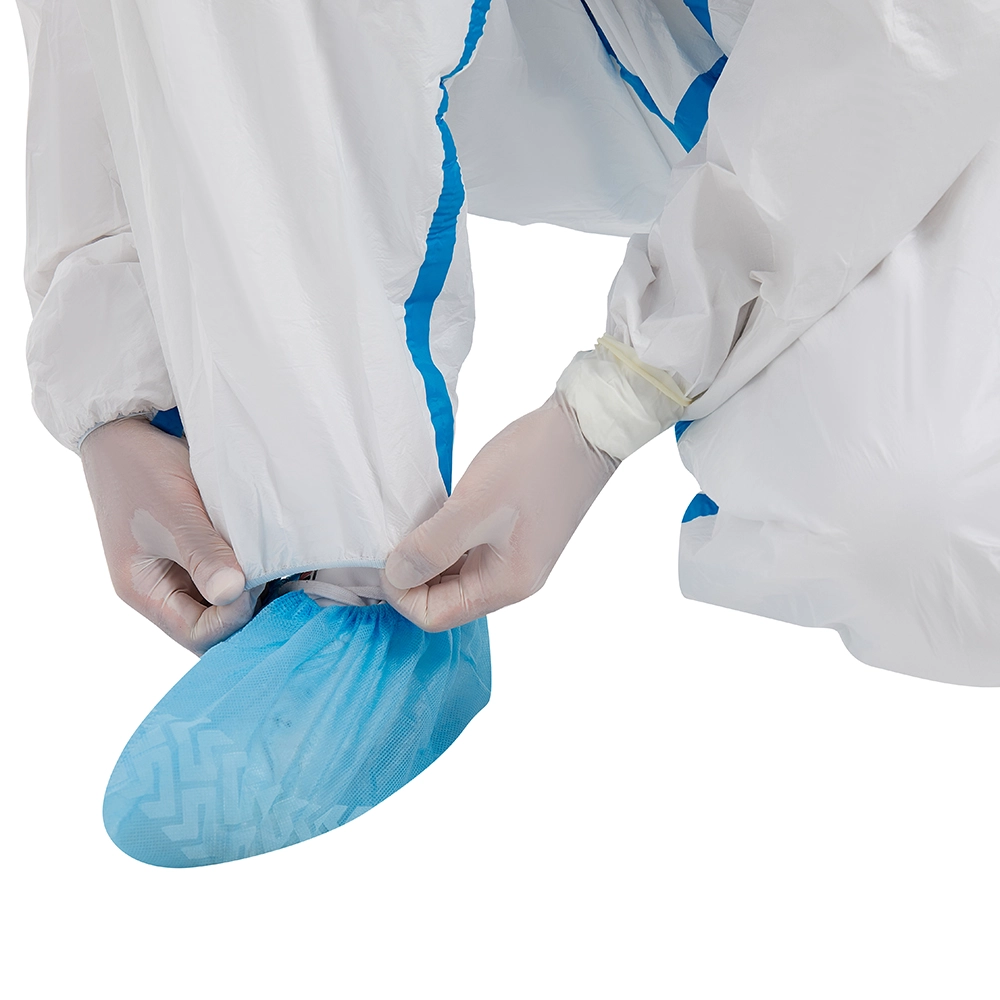 SF Disposable Coverall with Blue Tape