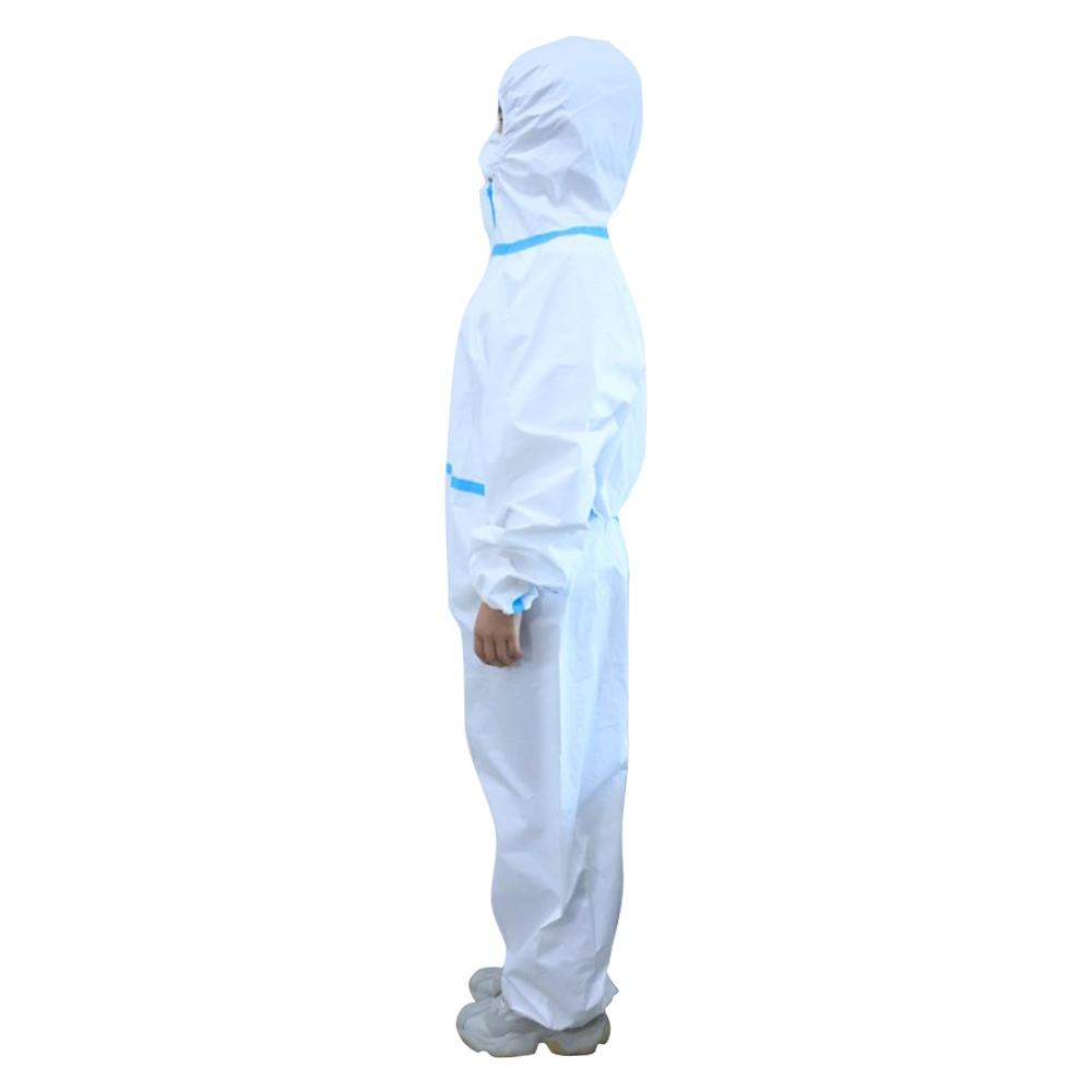 Funda transpirable impermeable SF con capucha y grabación azul