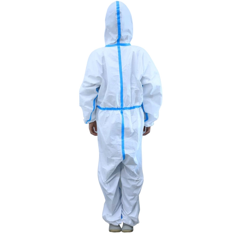 Funda transpirable impermeable SF con capucha y grabación azul