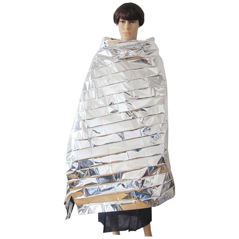 Silver Waterproof Portable Emergency Blanket