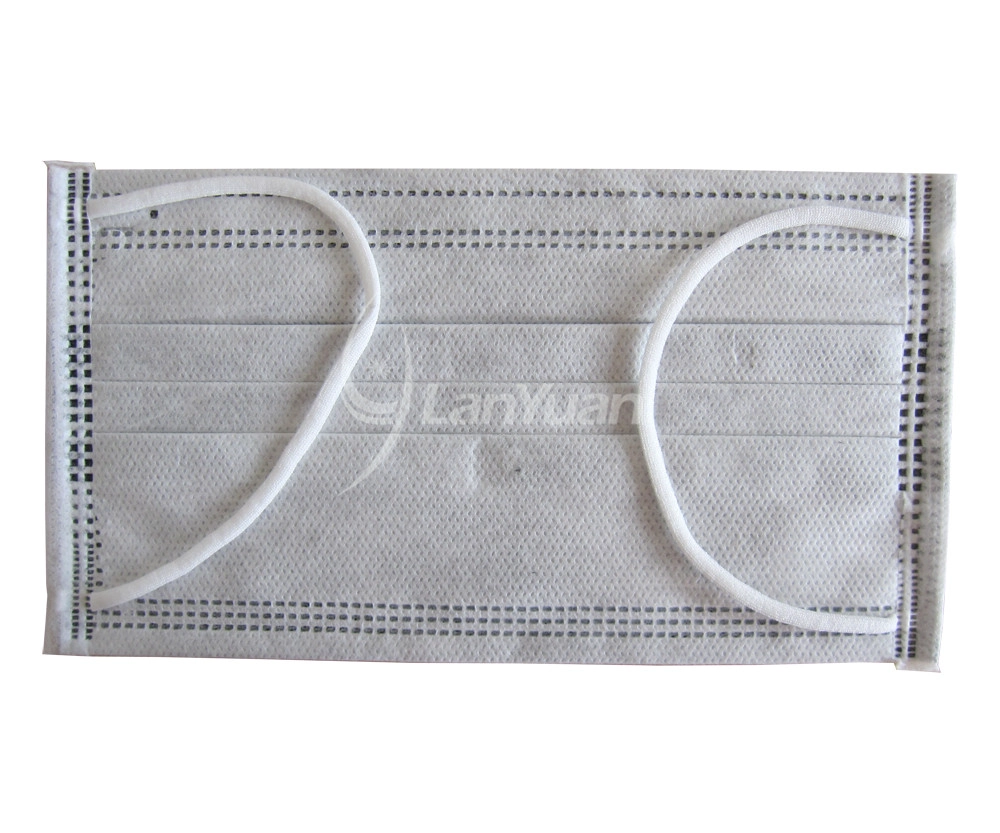 Single Piece Package Black Ear Loop Active Carbon Face Mask