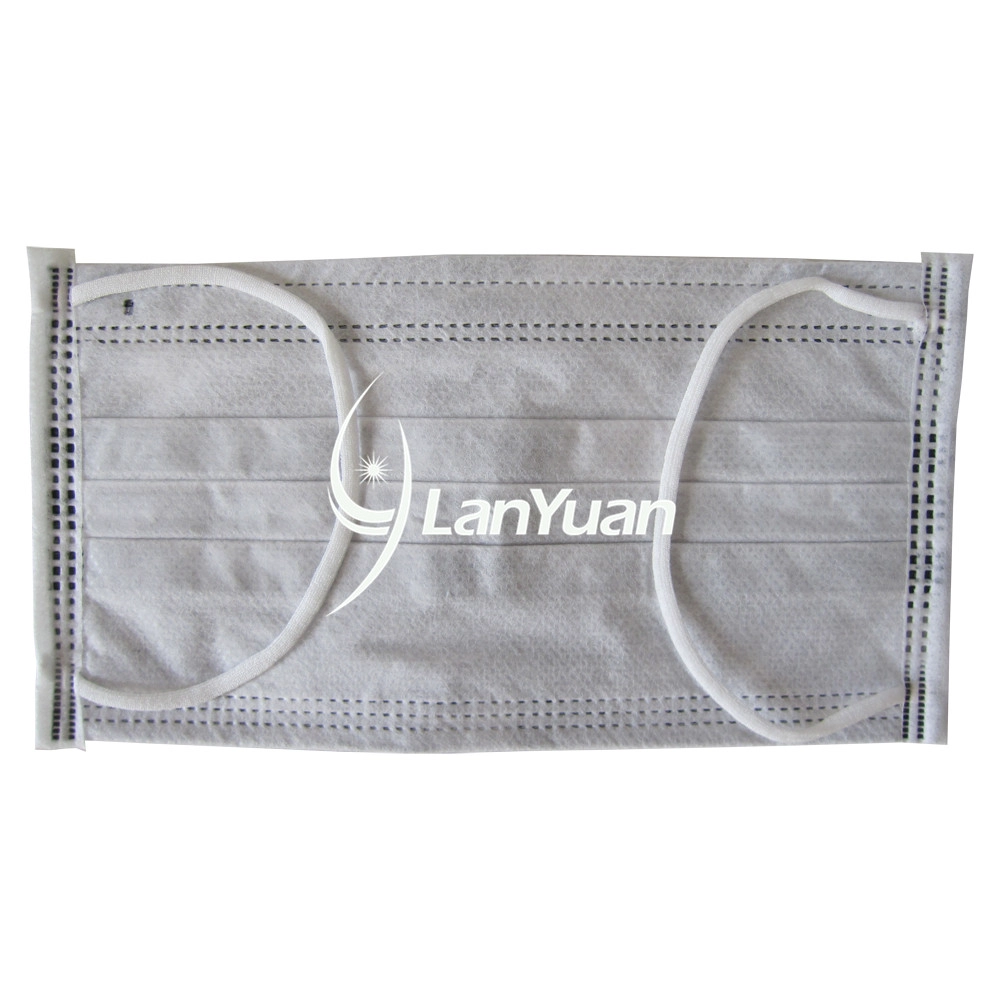 Single Piece Package Black Face Mask with Five-Pointed Stars Pattern
