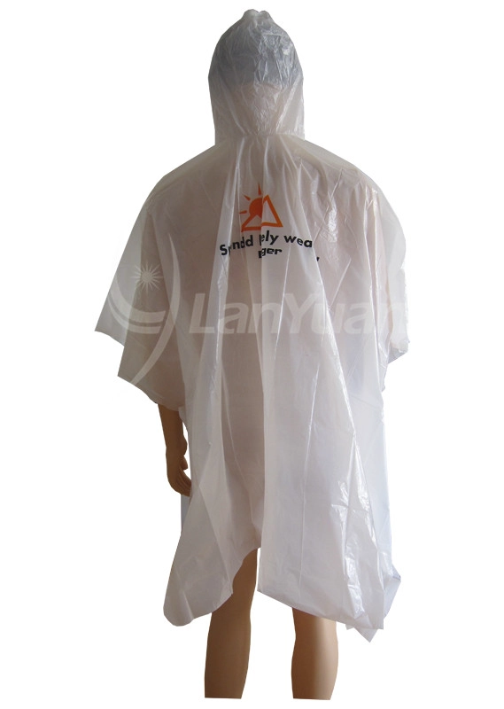 Spendid جميل Weaher السجق مطبوعة الأبيض المطر المعطف
