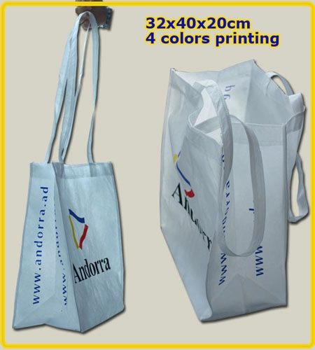 Unicolor الصديقة للبيئة حقيبة محبوكة التسوق