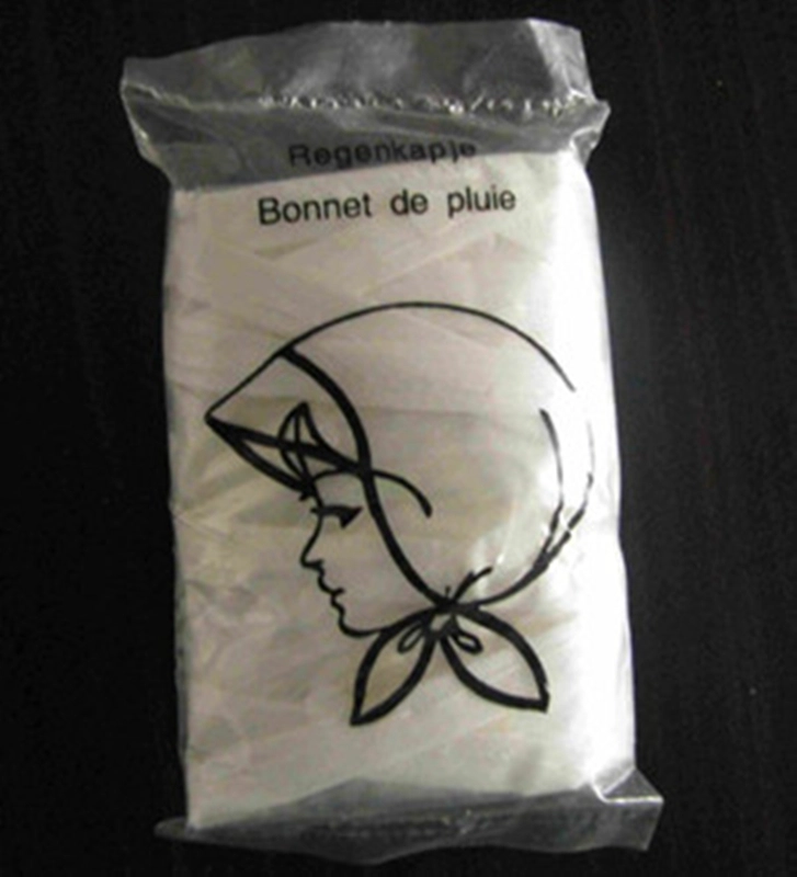 Imperméable Rain Bonnet Avec Irregular à pois blanc