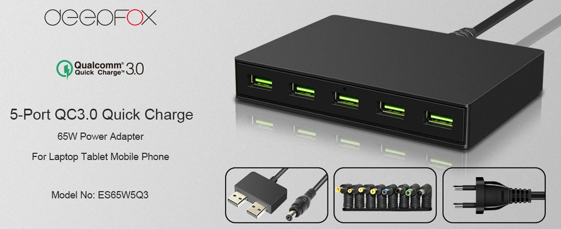 5 port usb fast charger