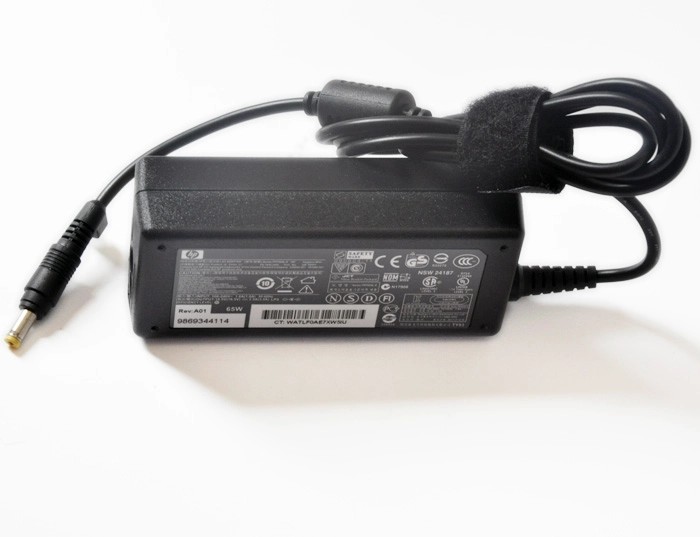 Laptop AC Adapter for HP 18.5V 3.5A 65W 4.8X1.7mm yellow