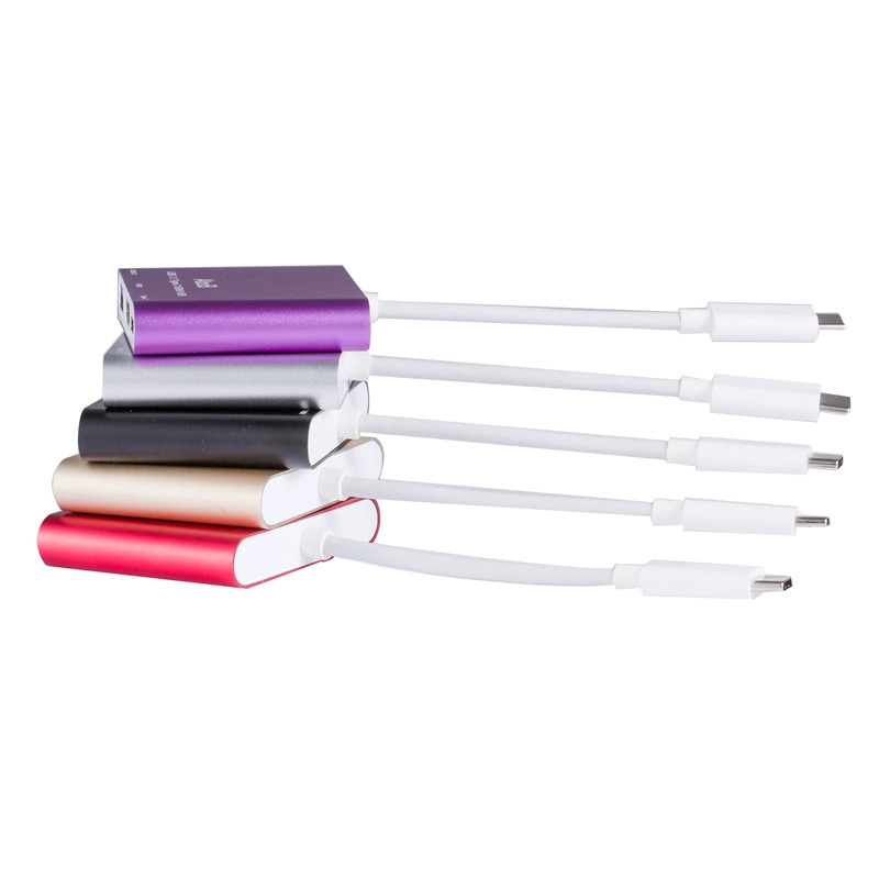 3Ports USB3.0 HDMI Type C HUB adapter