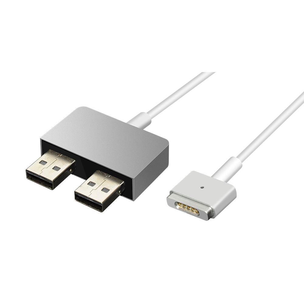 5 Ports QC3.0 USB Power Adapter For 45W T-Tip MacBook