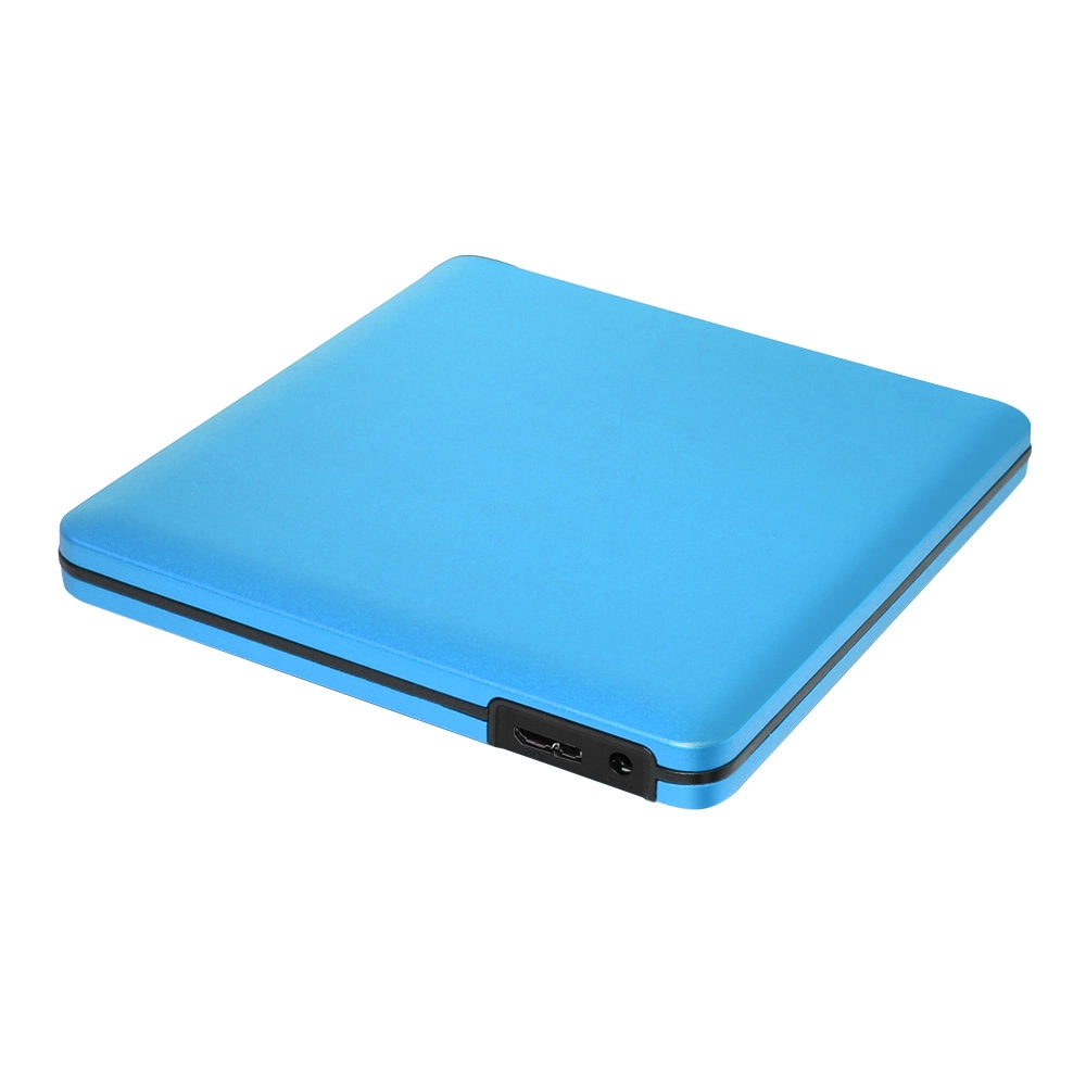 ODPS1203-SU3 Pop-up 12.7mm USB3.0 Aluminium External DVD Case (Blue)