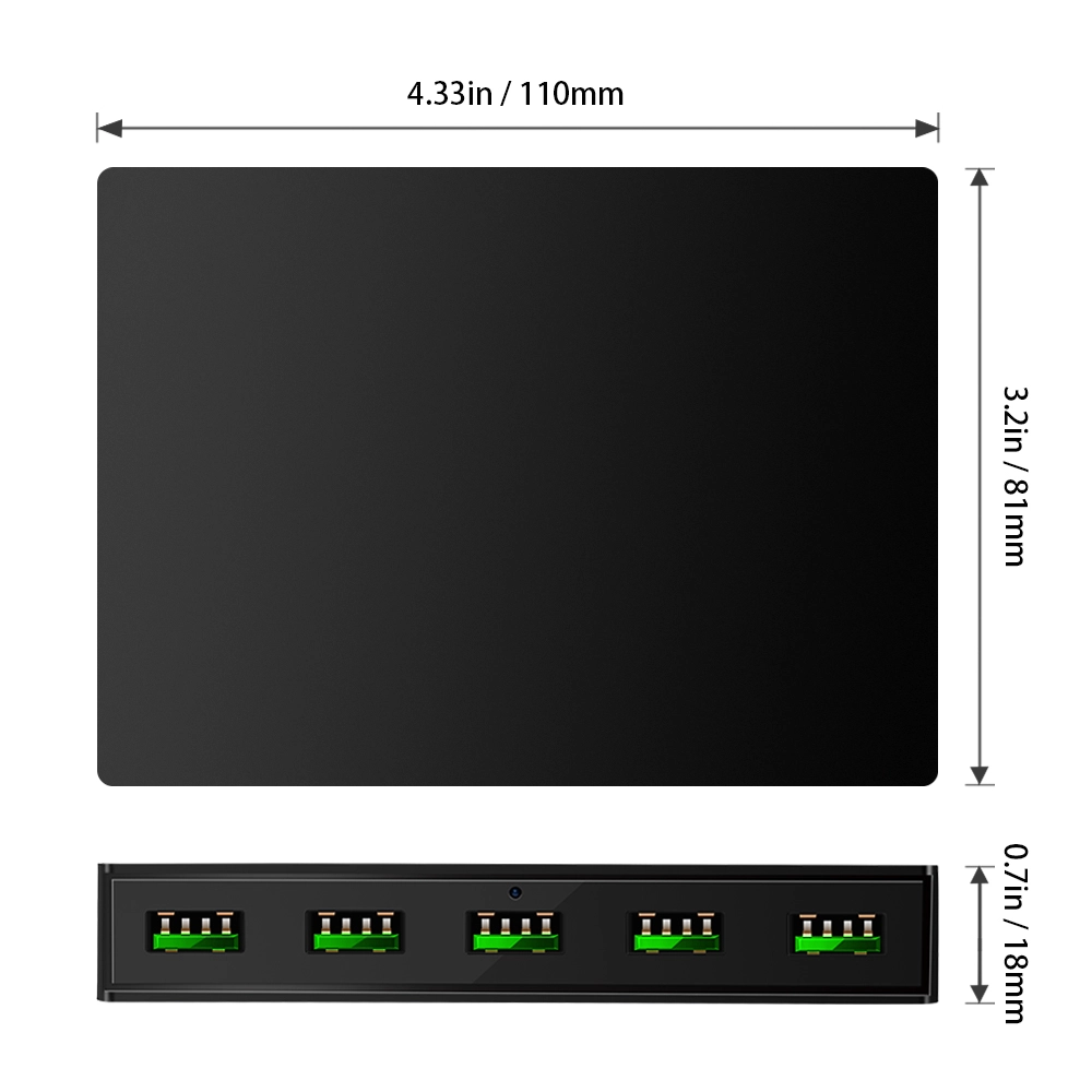 ES-65W5Q3 5 ports QC3.0 USB Fast charger