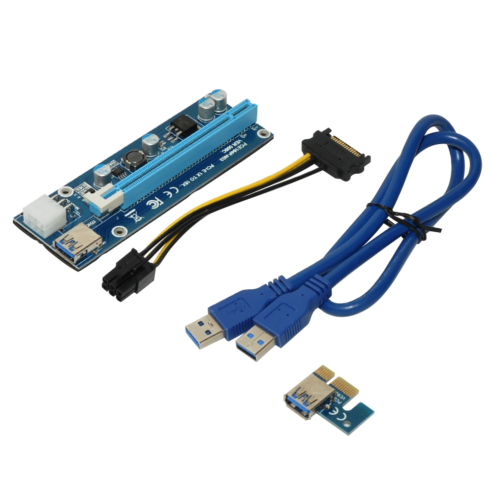 PCI-E 1X to 16X extension cable PCIE USB3.0 BTC miner dedicated adapter
