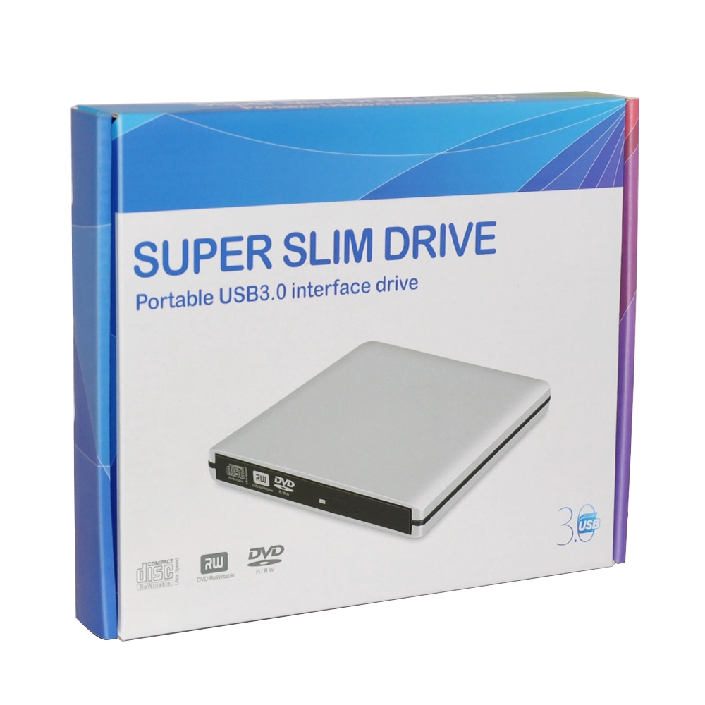 ODPS1203-SU3 Pop-up 12.7mm USB3.0 Aluminium External DVD Case (Black)