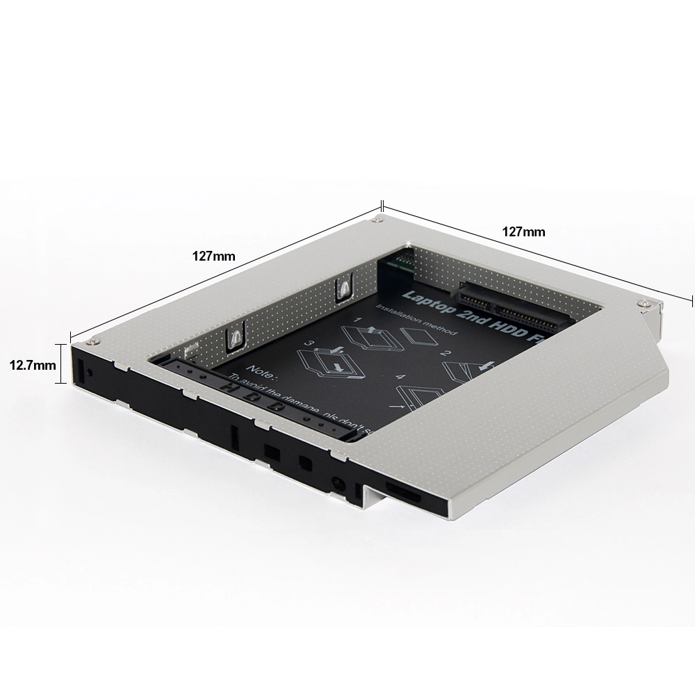 HD1203-SS SATA 12.7mm Universal 2nd HDD Caddy