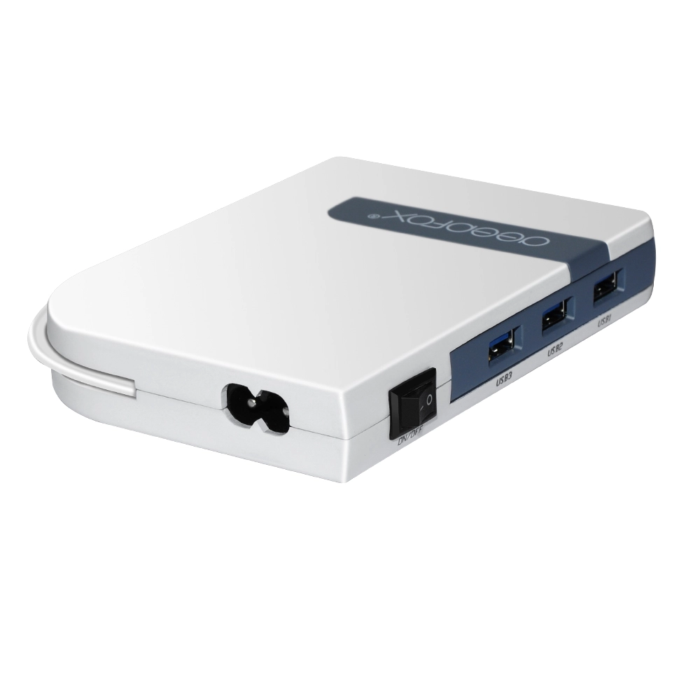 3HUB + 2QC3.0 + Type-C Multi-functional Charger & HUB With Power Switch Button