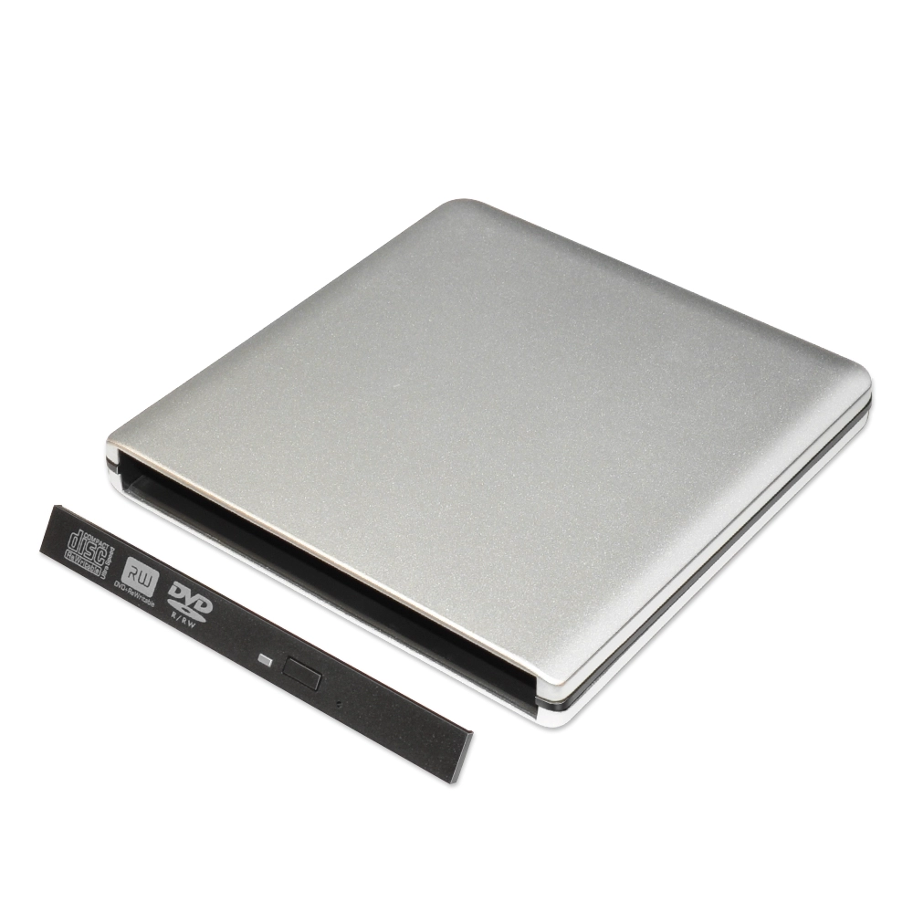 ODPS1203-SU3 Pop-up 12.7mm USB3.0 Aluminium External DVD Case (Silver)