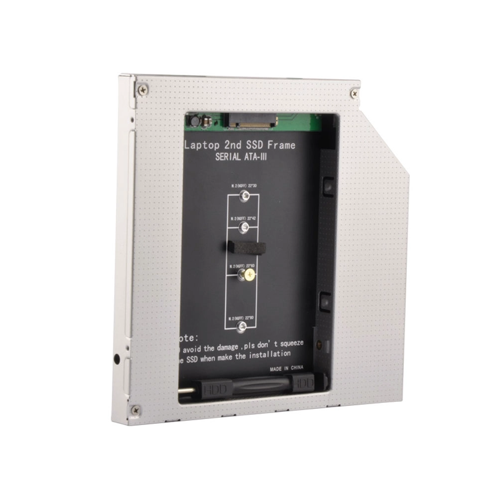 HD1206-N SATA3 M.2 NGFF SSD Card HDD Caddy