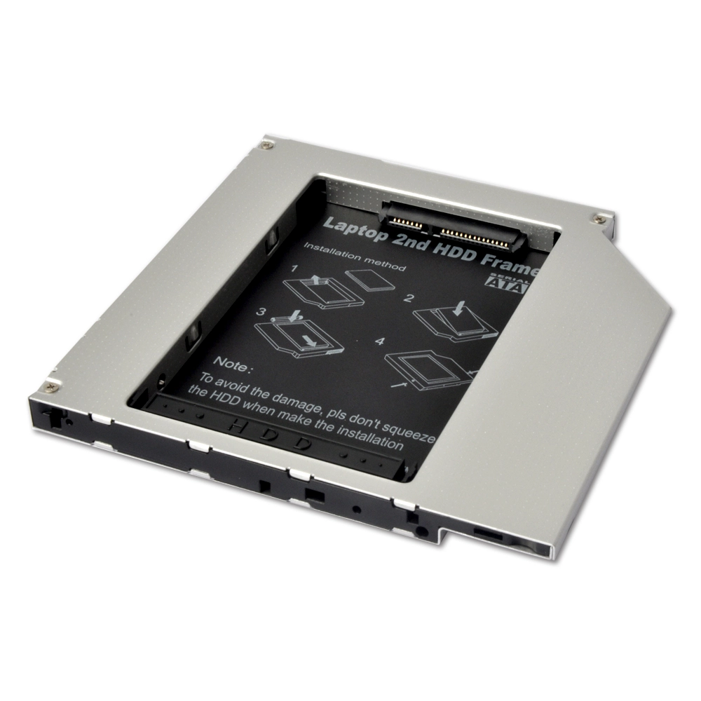 HD9503-SS 9.5mm SATA 2.5-inch 2nd HDD Caddy