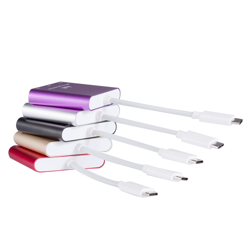 3Ports USB3.0 HDMI Type C HUB adapter