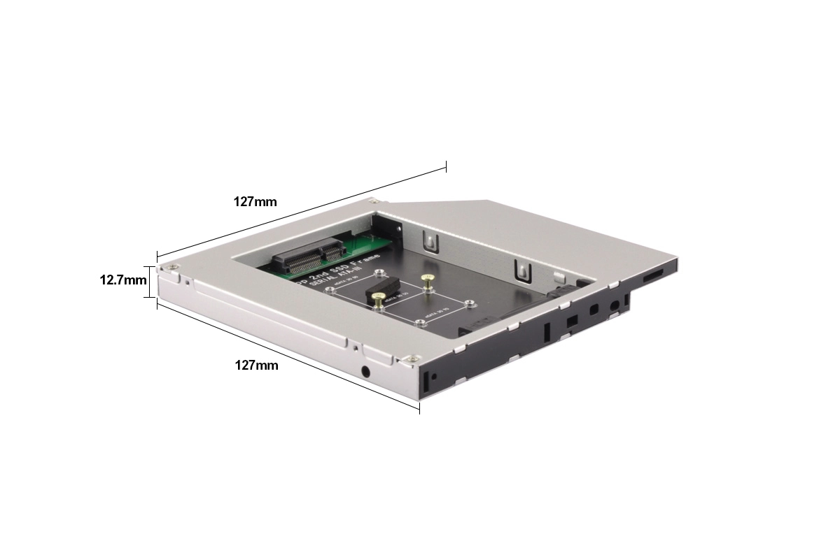 HD1206-M SATA 12.7mm SSD Enclosure