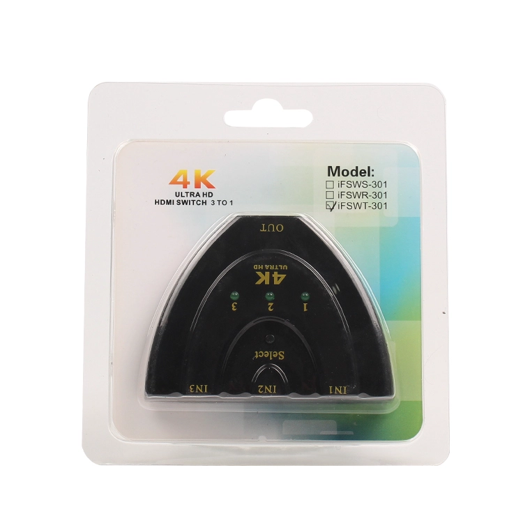 3 port HDMI support de commutateur HDMI 1,4, 4 k * 2 k