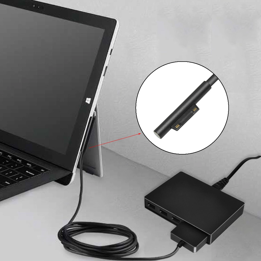 5 Häfen QC3.0 USB-Ladegerät für Oberfläche Pro5