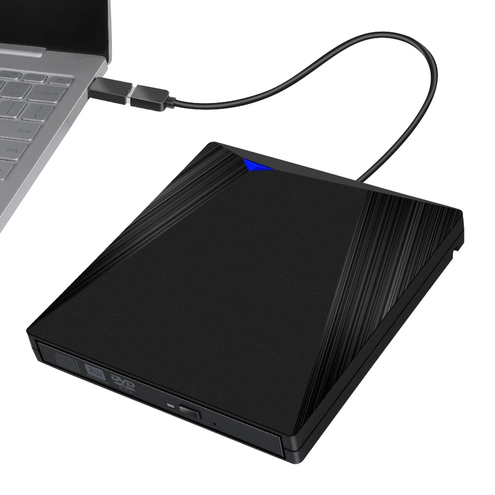 Externes optisches Laufwerk mit USB 3.0 und Typ C für DVD / CD-Brenner