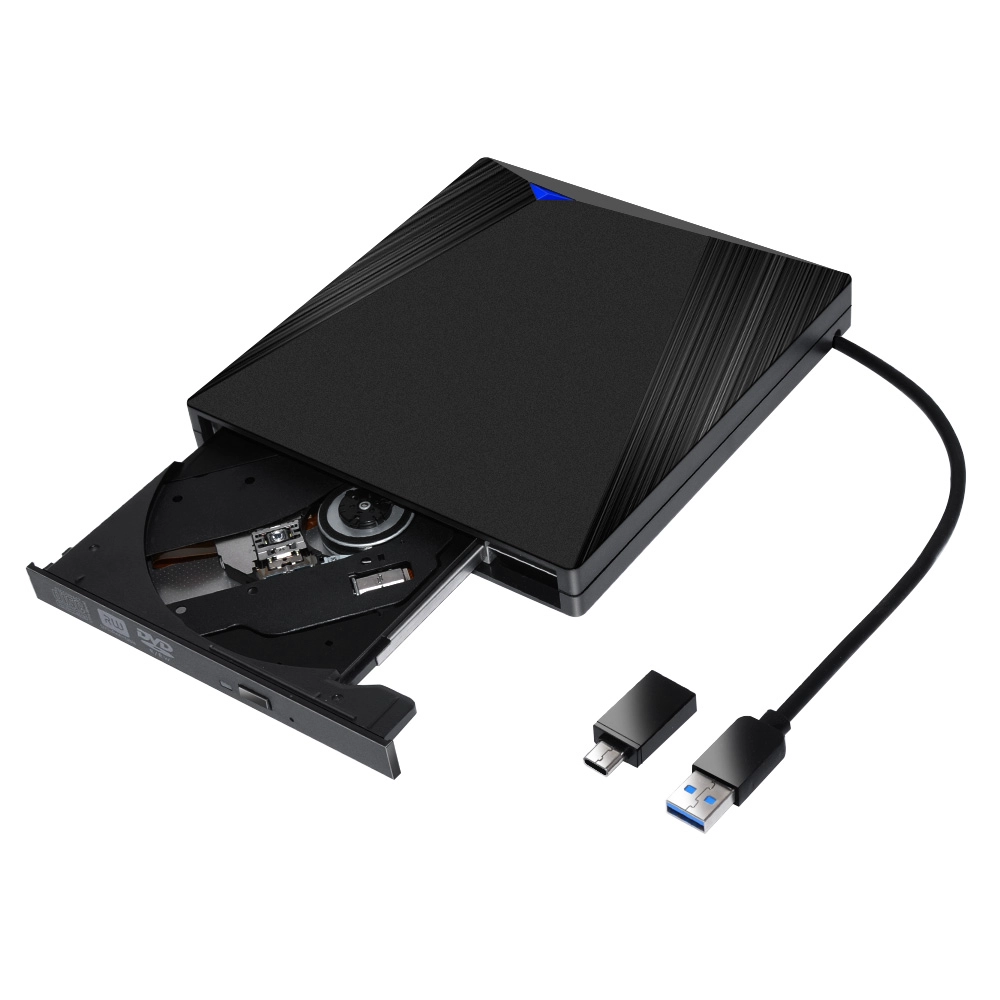 Externes optisches Laufwerk mit USB 3.0 und Typ C für DVD / CD-Brenner