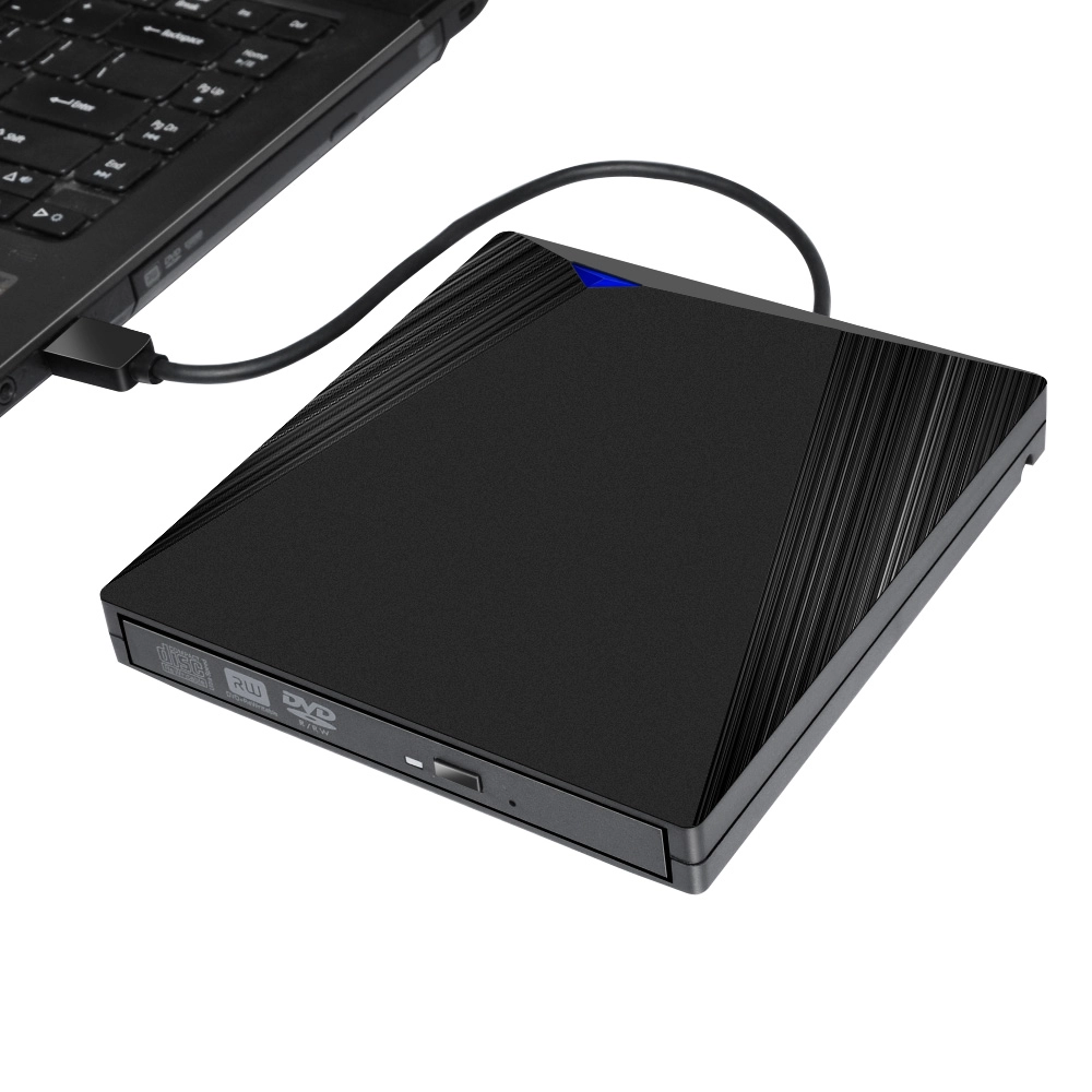 Externes optisches Laufwerk mit USB 3.0 und Typ C für DVD / CD-Brenner