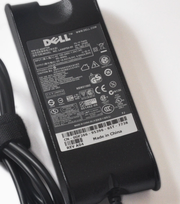 Сетевой блок питания для тонкой Ноутбуки Dell 19, 5 в 4.62 a 90В 7, 4 x 5.0 мм