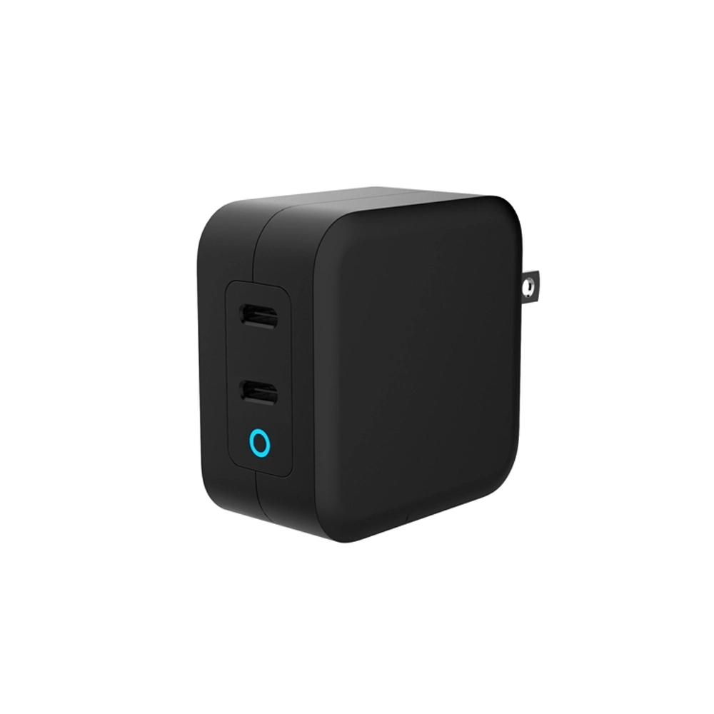 E-Sun 61W 2 port USB C Charger Wall Charger PD 3.0 GaN Tech Type C Fast Charging Adapter for Type C laptop