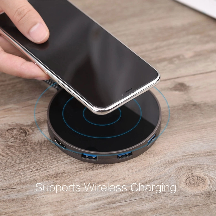 E-Sun USB C 9 in 1 Hub Docking Adapter to USB, SD, TF ,1.4 UHD