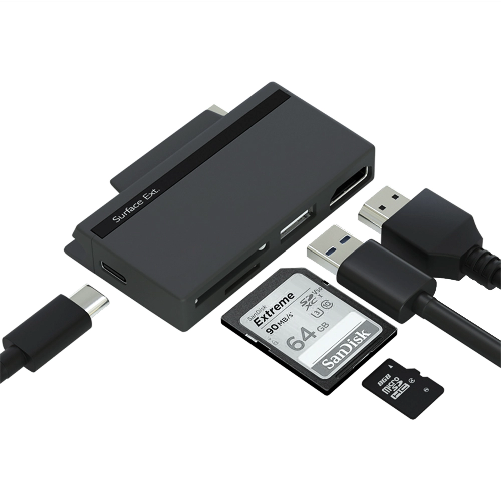 E-Sun USB C Type-C 5 in 1 Hub Dock with SD