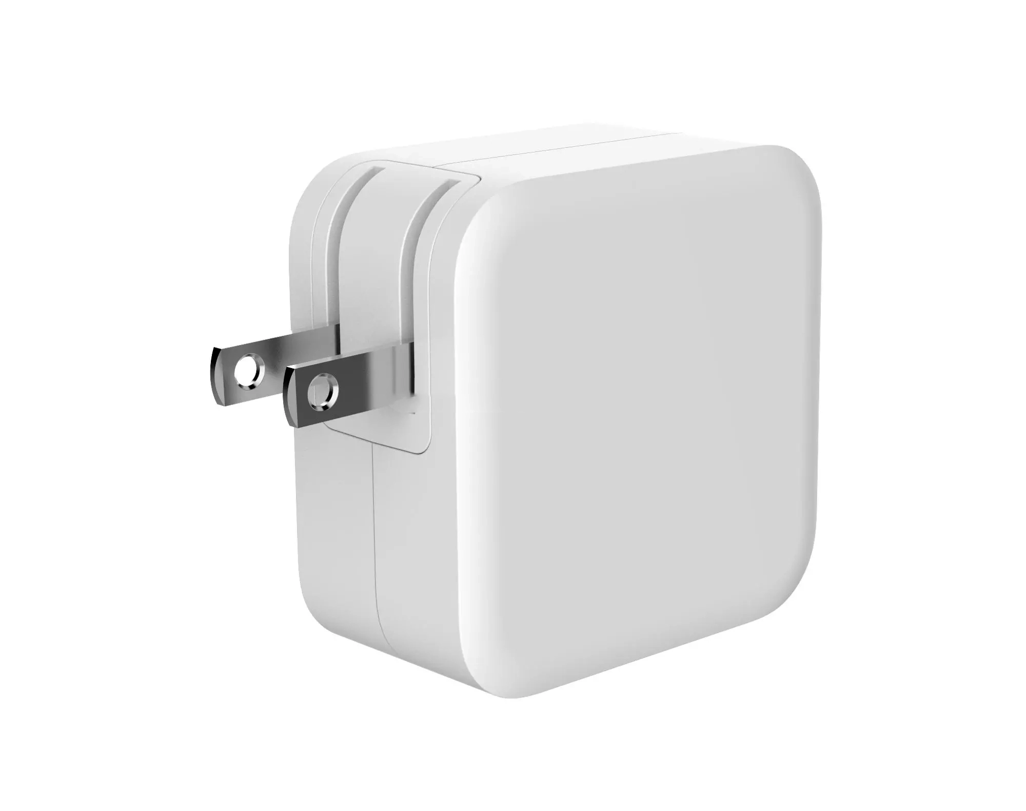 E-sun 61W GaN Tech PD Kompakt-Ladegerät für Ladegeräte für mobile Geräte mit 2 Typ-C-Ausgängen
