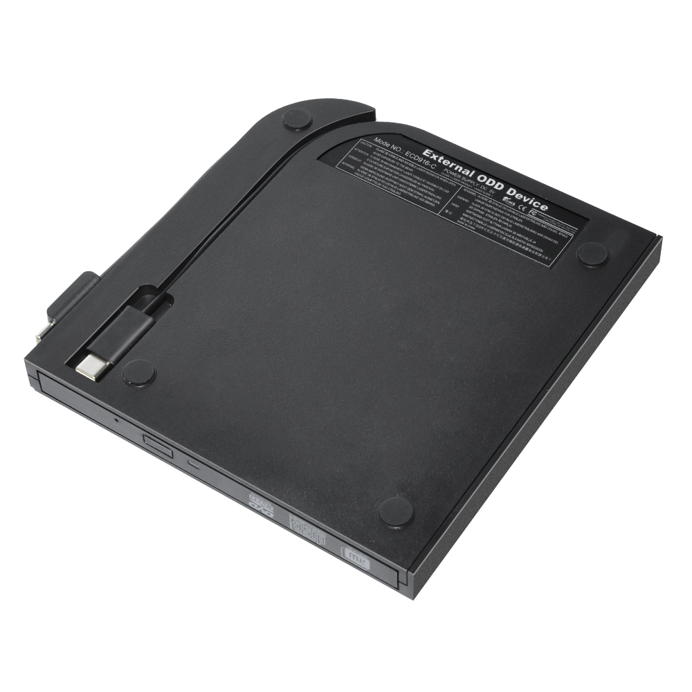 ECD916-c USB Typ-c zu SATA 9.5 mm SATA externes DVD RW Gehäuse