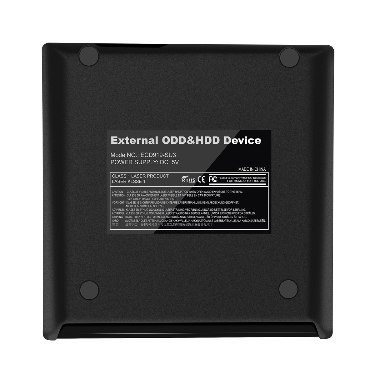 ECD919-SU3 USB 3,0 SATA DVD Burner Case