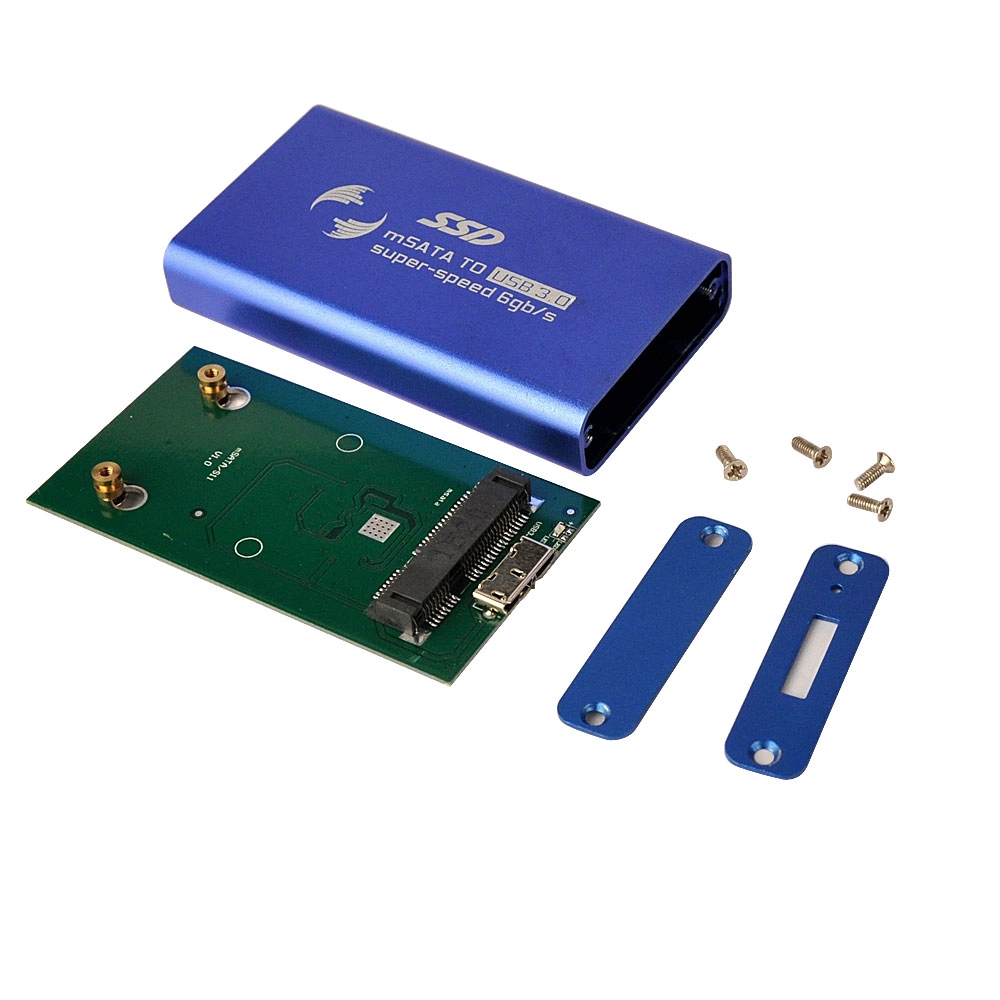 ES-MSATA(Blue)2.5inch SATA HDD Enclosure