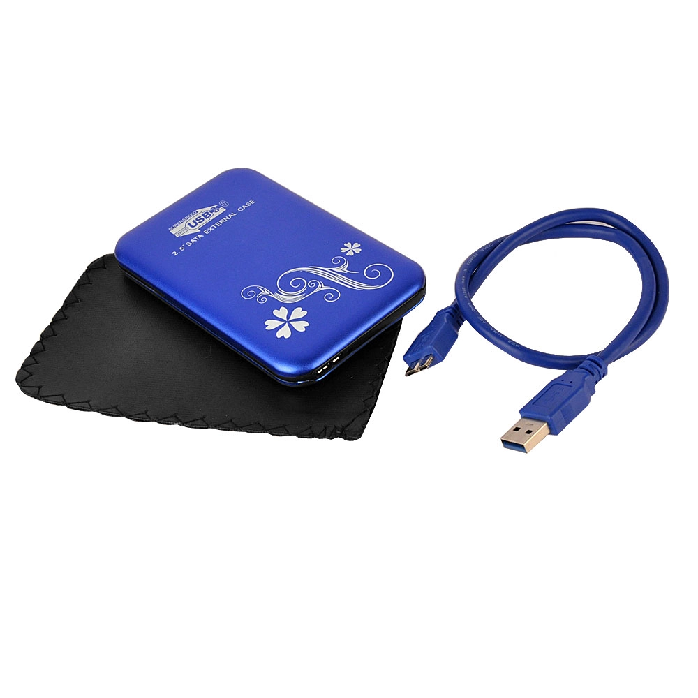 ES2512 (blu) 2,5 pollici SATA HDD Enclosure