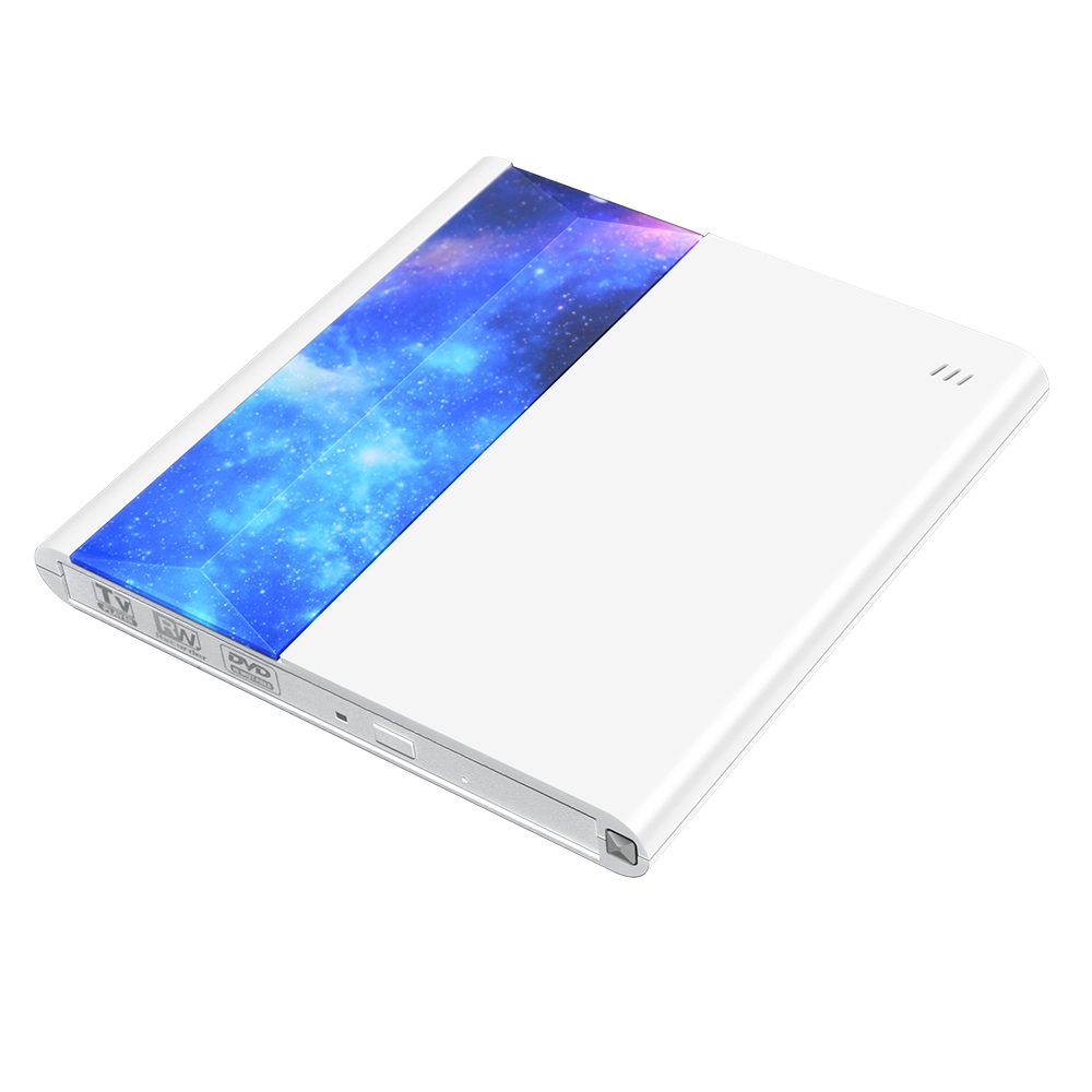 External Optical Drive DVD CD Writer Reader Burner with USB 3.0 and Type C interface, support Connecting TV