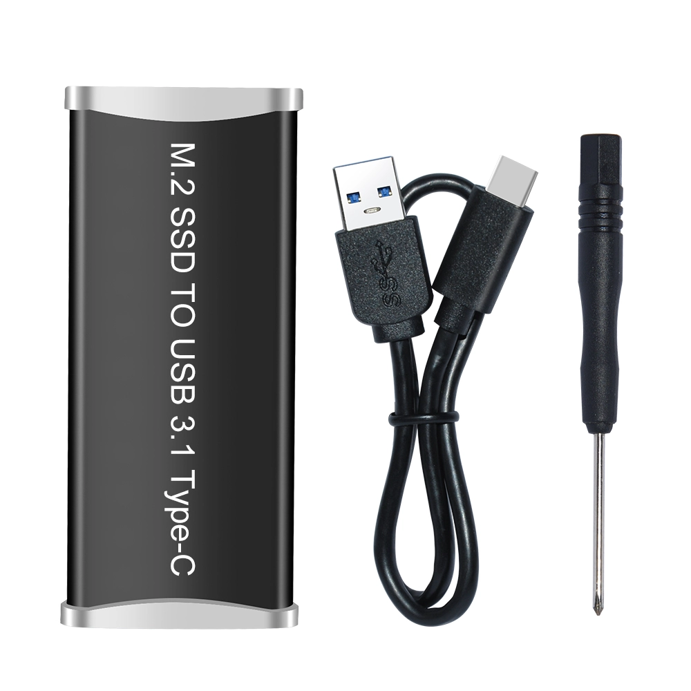 HUM005-C    Portable mini M.2 SSD Card To Type-C HDD Adapter