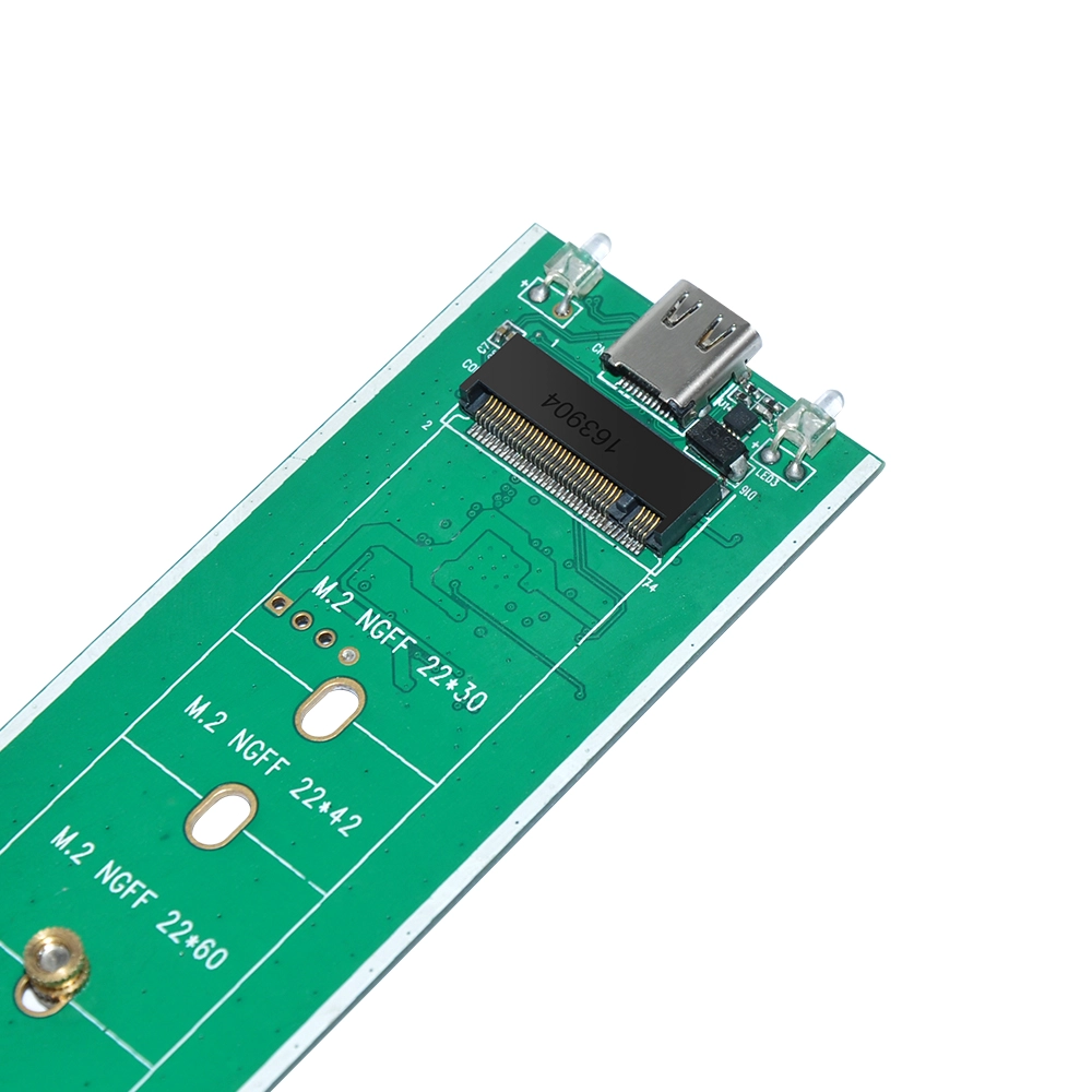 HUM005-C    Portable mini M.2 SSD Card To Type-C HDD Adapter