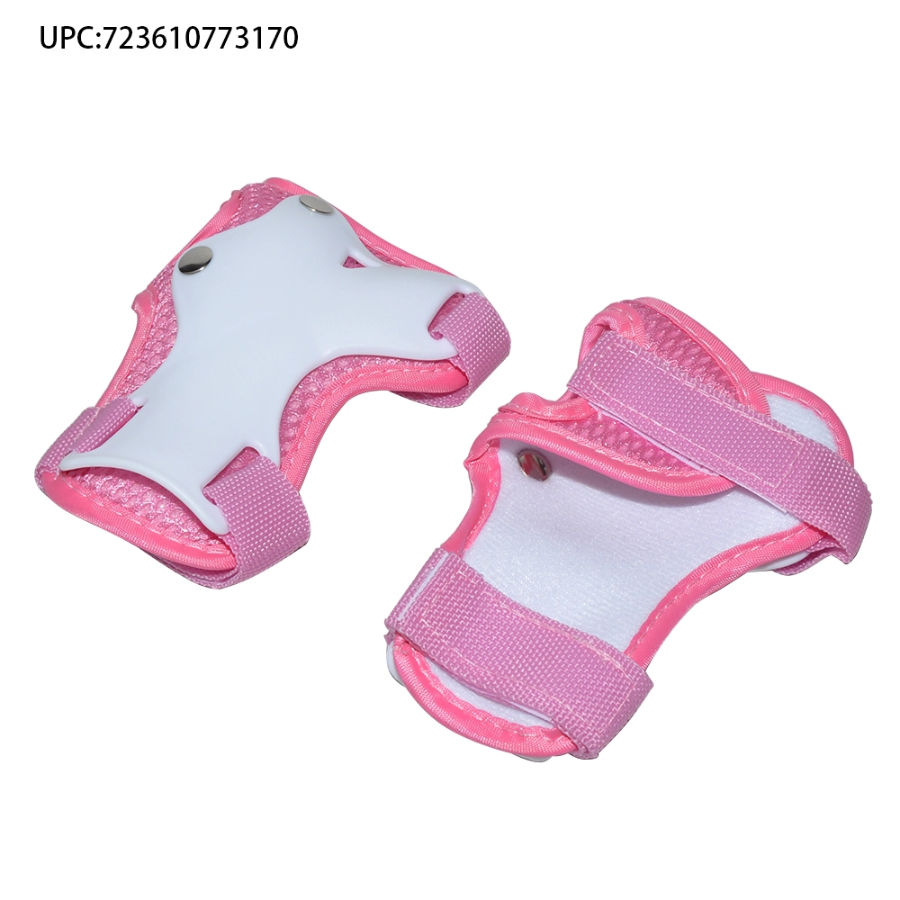 Kiwivalley Kids Boys and Girls Outdoor Sports Protective Gear Safety Pads Set [Helmet Knee Elbow Wrist] for Rollerblades, Scooter, Skateboard, Bicycle, Rollerblades (Pink)