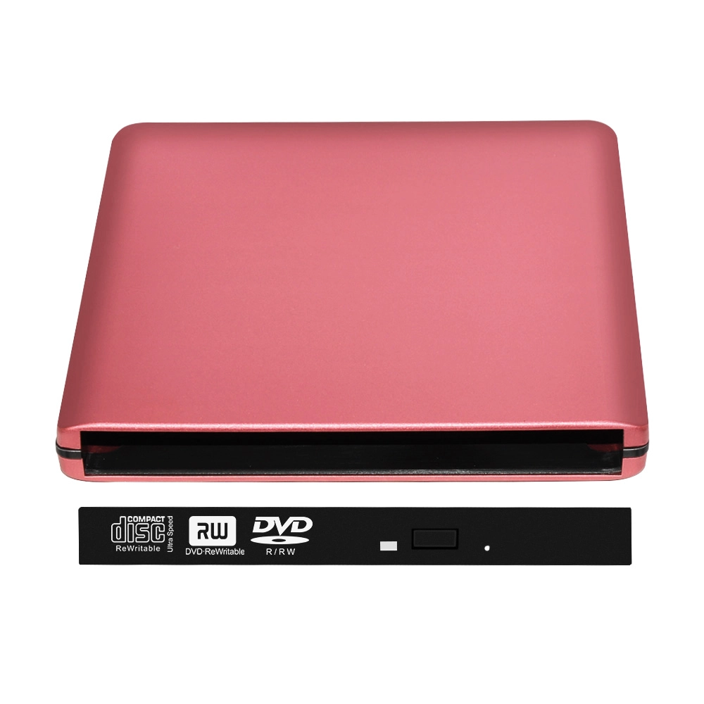 ODPS1203-c Pop-up 12,7 mm USB 3.0 to Type-c extern Optical Drive Enclosure (pink)