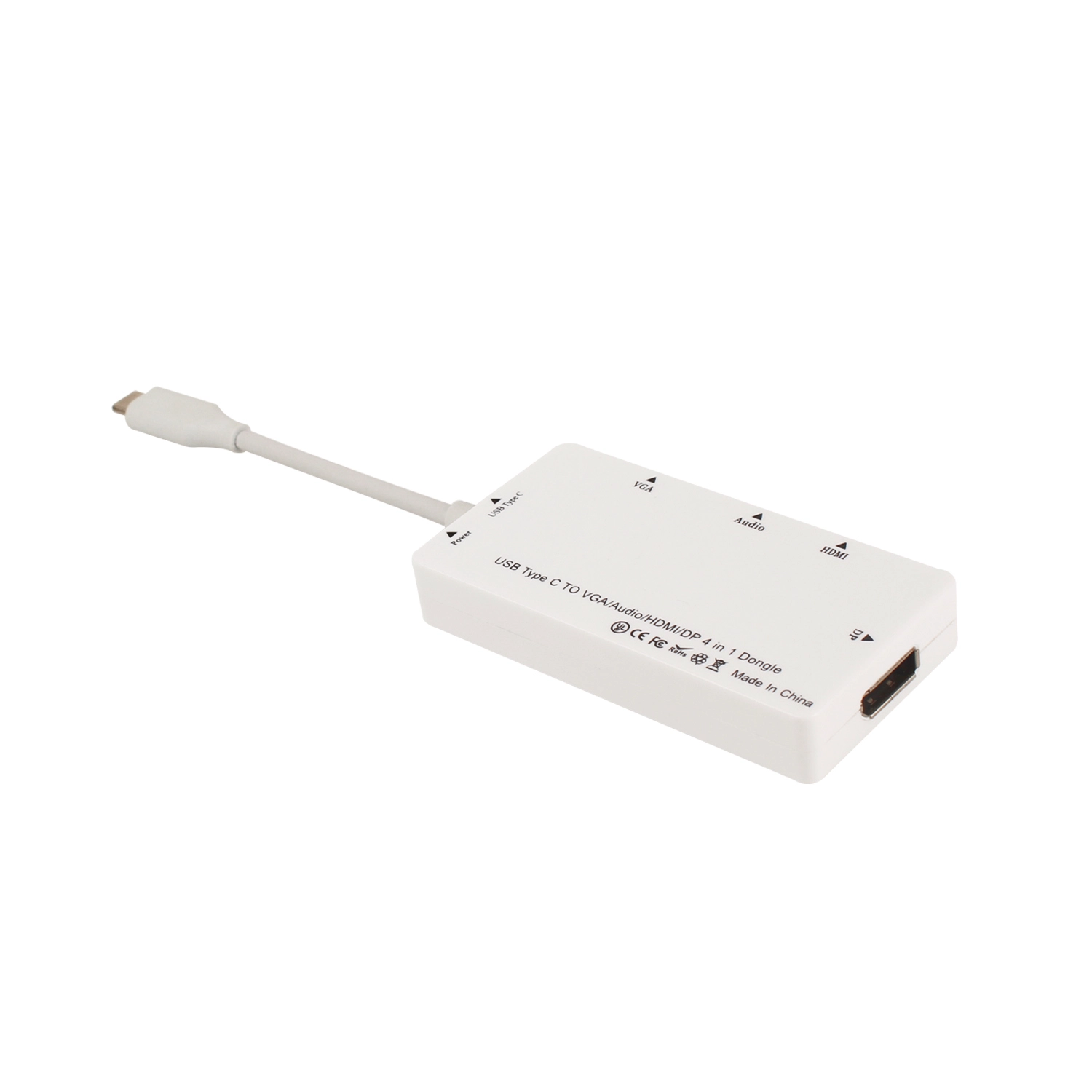 Type-C vers HDMI + VGA + DP Switcher