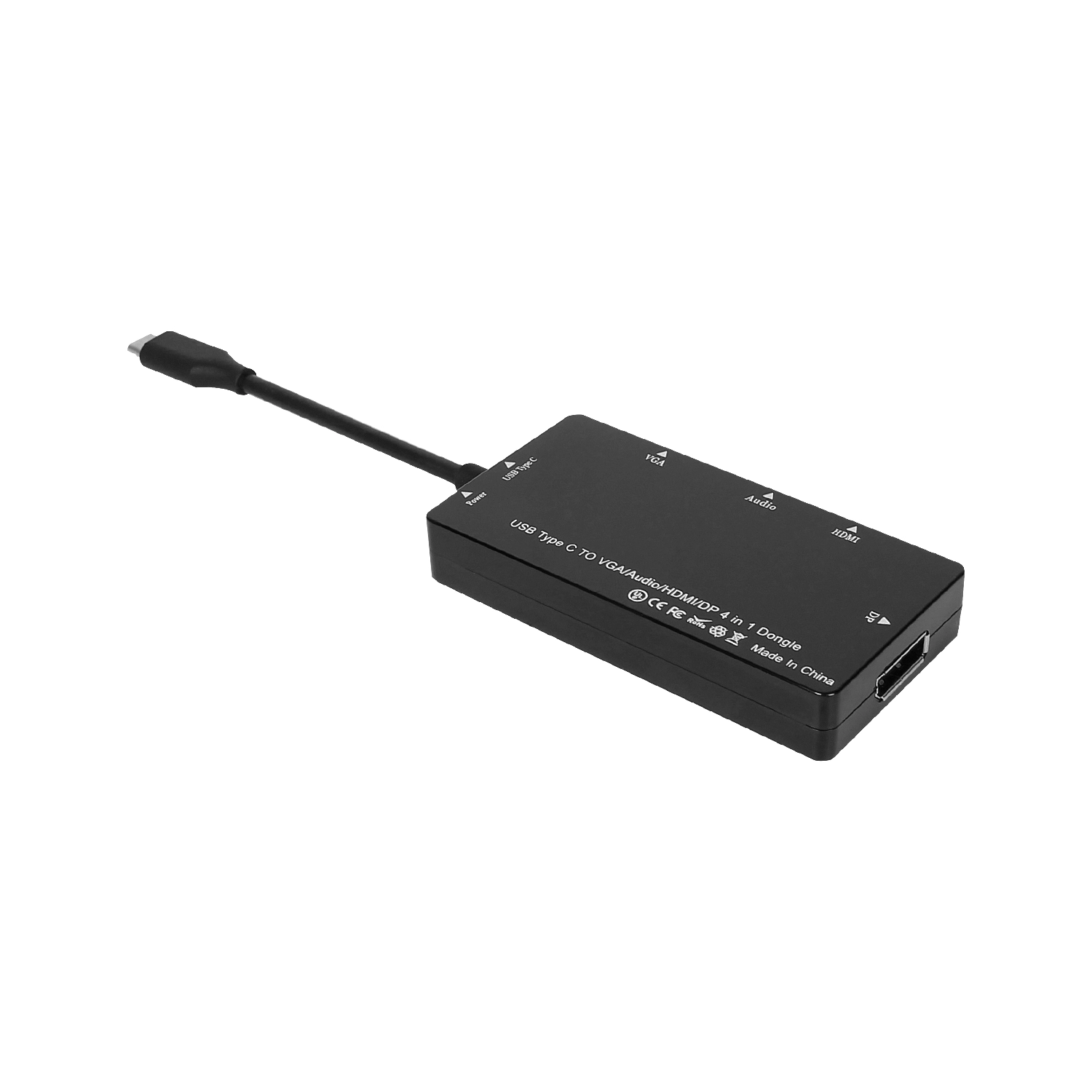 Type-C vers HDMI + VGA + DP Switcher