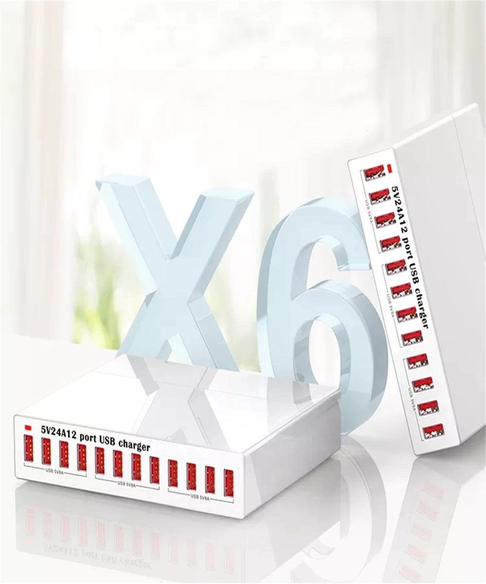 USB12 port high power charging socket