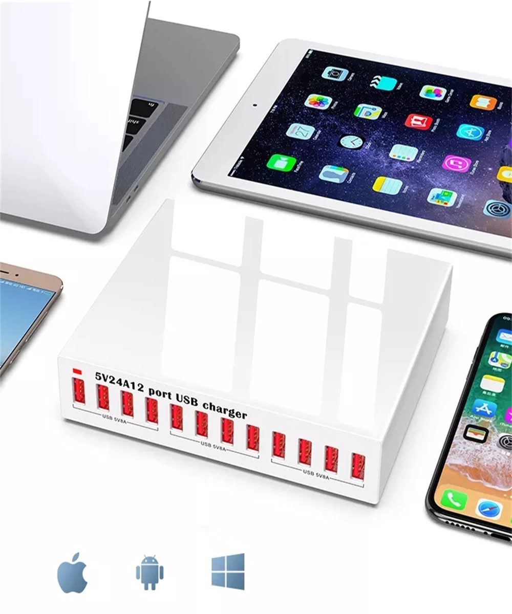 USB12 port high power charging socket