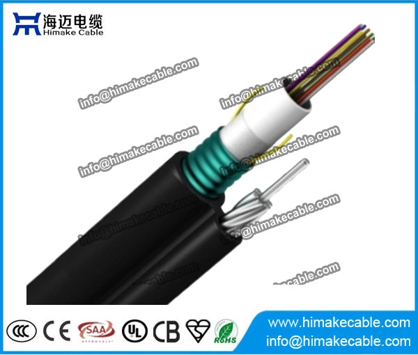 2-24 núcleos Figura 8 autoportante Central tubo cabo GYXTC8S
