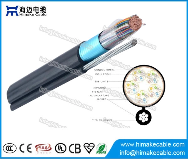 Aerial Self-supporting (figure 8) incity communication cable HYAC