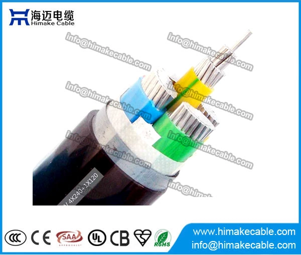 Aluminum conductor Steel tape armored XLPE insulated Power Cable 0.6/1KV